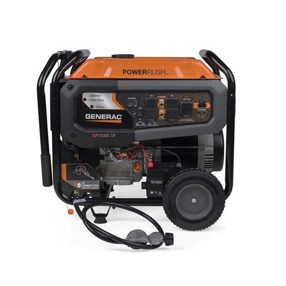 Generac GP7500 Dual Fuel Portable Generator - Model 8011